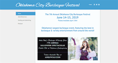 Desktop Screenshot of okcburlesquefest.com